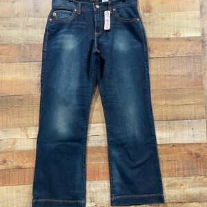 Cruel Girl Dark Blue Flare Jeans